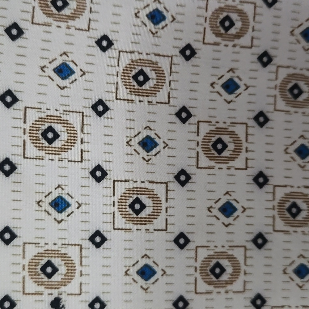 Haband Travelers Cream Patterned Shirt - Picture 7 of 11